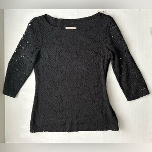 Banana Republic Black Lace Women's Top